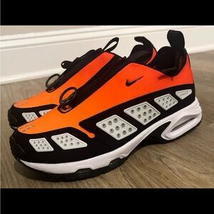 Nike Womens Bright Orange and Black Sneakers
